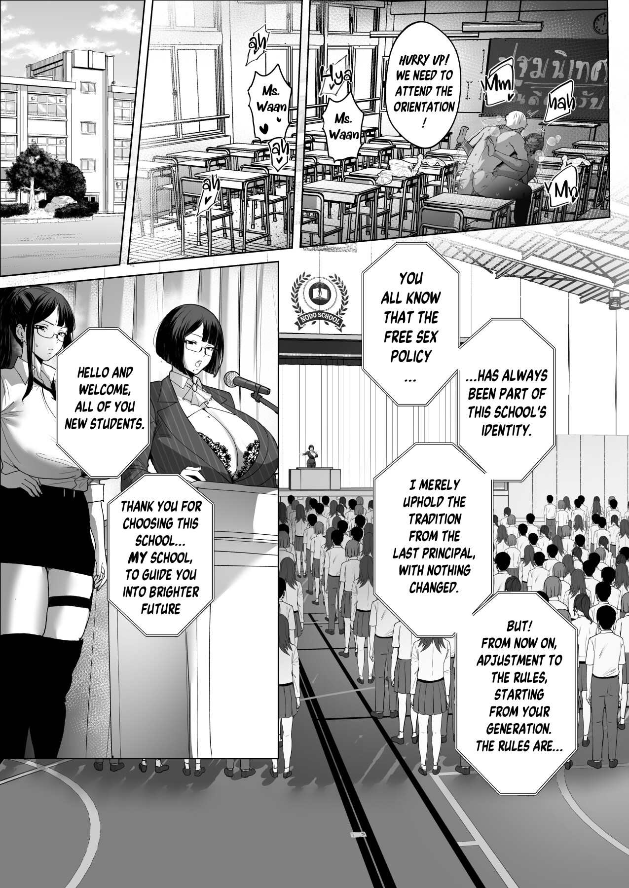 Hentai Manga Comic-Good Teachers 4-Read-53